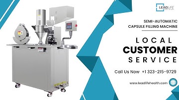 LEADLIFE Semi Automatic Capsule Filling Machine (10,000-22,500 pcs/h )