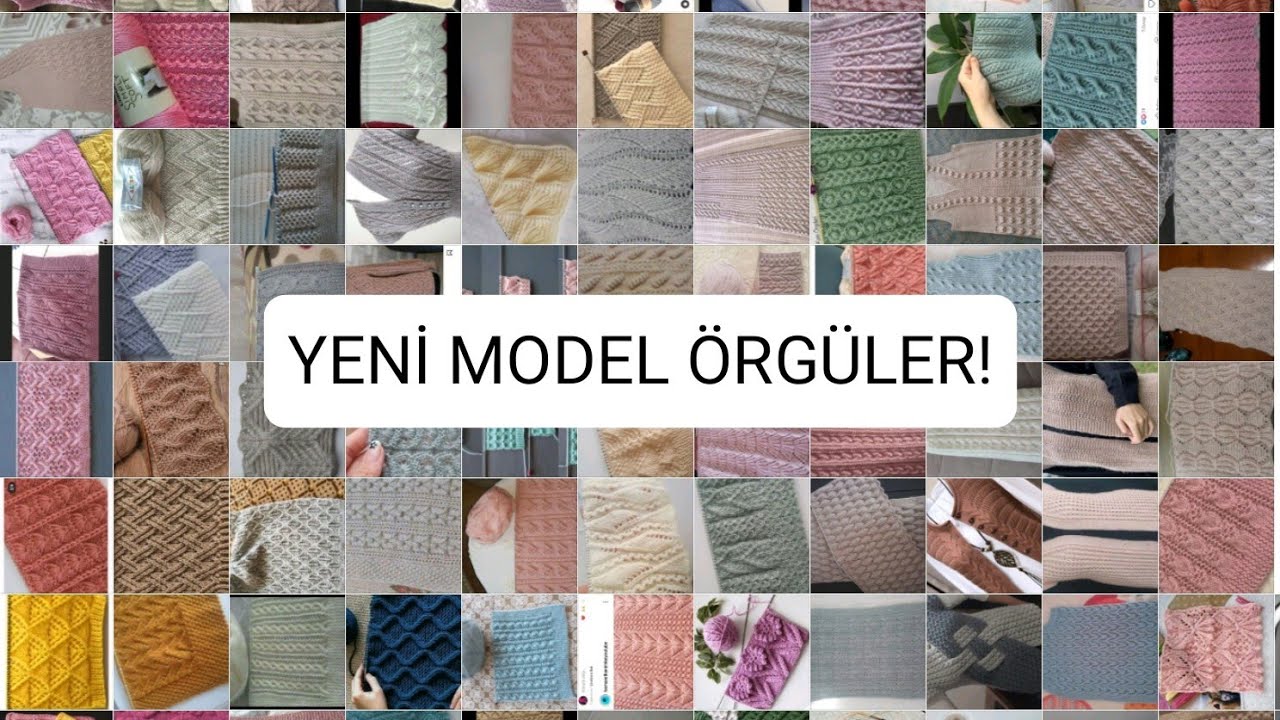 100e Yakın Yelek Örgü Modelleri& Knitting pattern models
