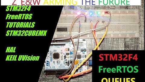 FreeRTOS QUEUE STM32F4|| KEIL UVision || STM32CUBEIDE ||STM32 HAL