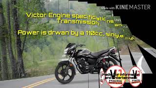 TVS victor .NDTV  bike of the year 2017 award winner(uq to 110 cc)