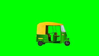 auto rickshaw green screen | green screen auto rickshaw Copyright free video | #Green Screen video