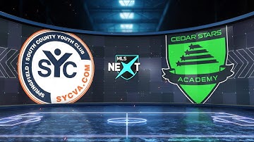 Cedar Stars Monmouth (1) vs SYC Springfield (3) - U16 MLS Next Homegrown - 10/25/2025