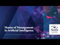 Master of Management in Artificial Intelligence - Program Overview | March 26, 2026