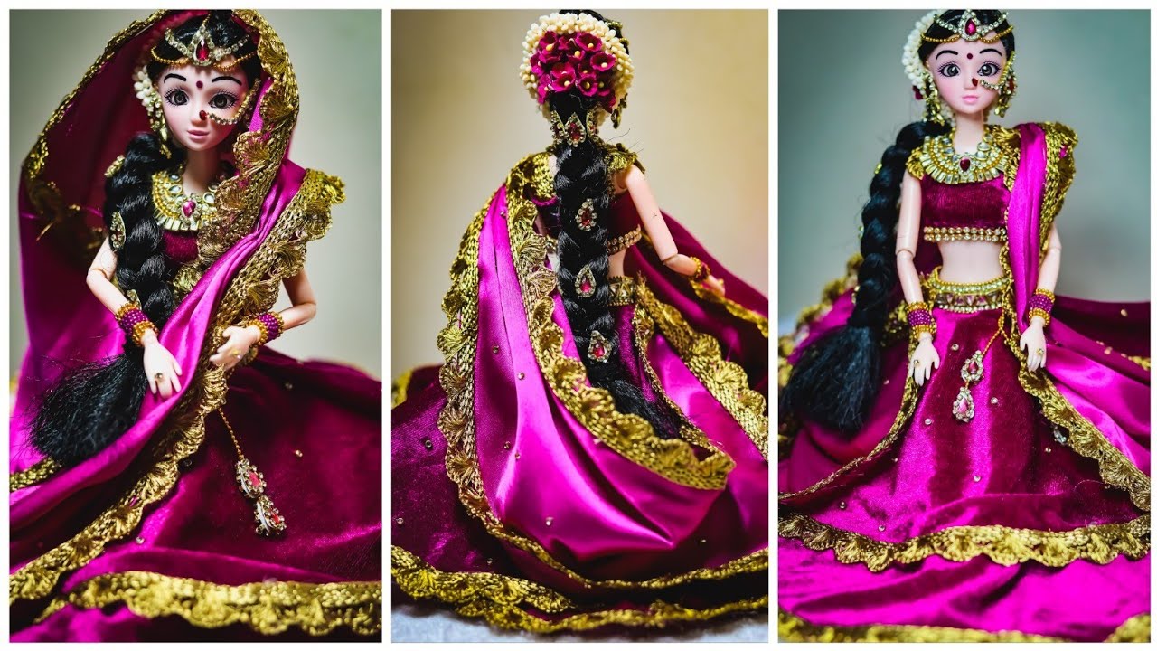 barbie doll lehenga design