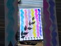 Boho waves art 🌈#youtubeshorts #bohoart #bohoaesthetic #paintingideas #artshorts #colorfulart #art