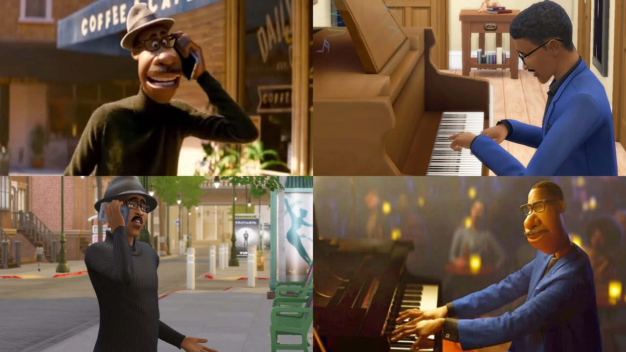 Pixar Movie Soul: Joe Gardner Inspired (NO CC) - TS4 [SPEED SIMS] 