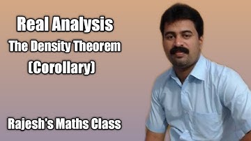 Corollary of the Density Theorem - Real Analysis