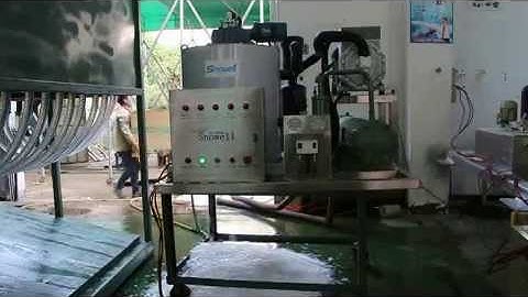 Snowell 2TPD seawater flake ice machine