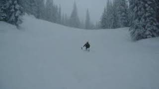 Monoskiing on Hellfire