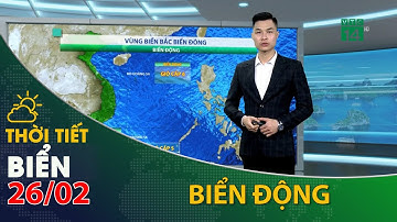 Thời tiết biển ngày 26/02/2022:Khu vực phía Bắc của biển Đông,  có gió cấp 6, biển động| VTC14