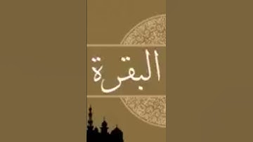 سورة البقرة ❤️ #youtubeshort #islam #islamic #quran #fyp #youtube #foryou #سورة_البقرة