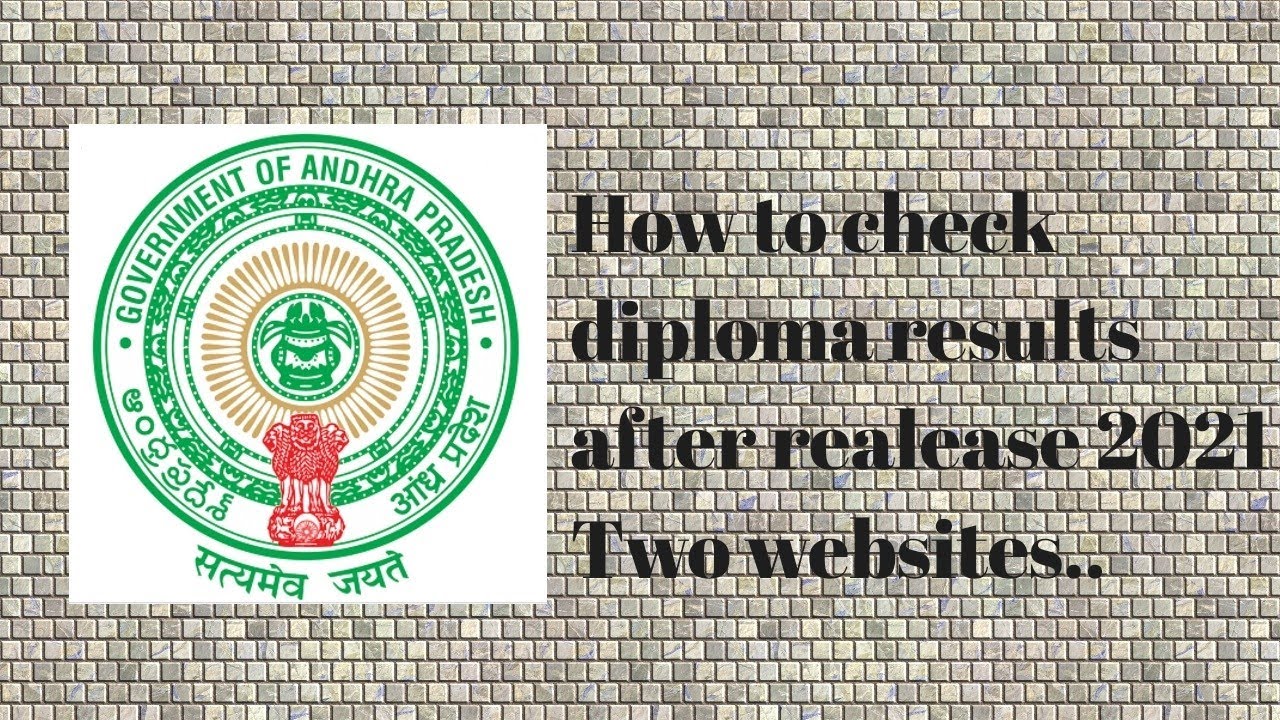 How to check diploma results in mobile 2021 after release |ap sbtet ...