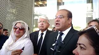 Imran Khan's Lawyer Barrister Salman Safdar Media Talk after Cipher Case Hearing