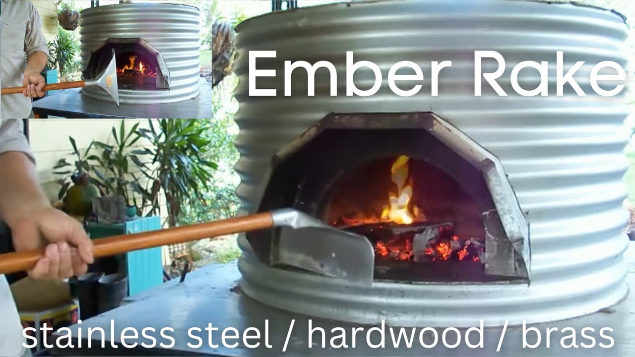 Ember Rake : Wood Fired Pizza Oven Tools 🔥 - YouTube