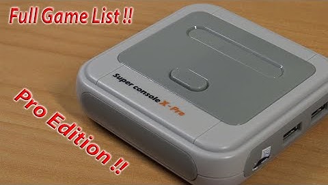Super Console X Pro Game List - (256gb Edition) - Overview
