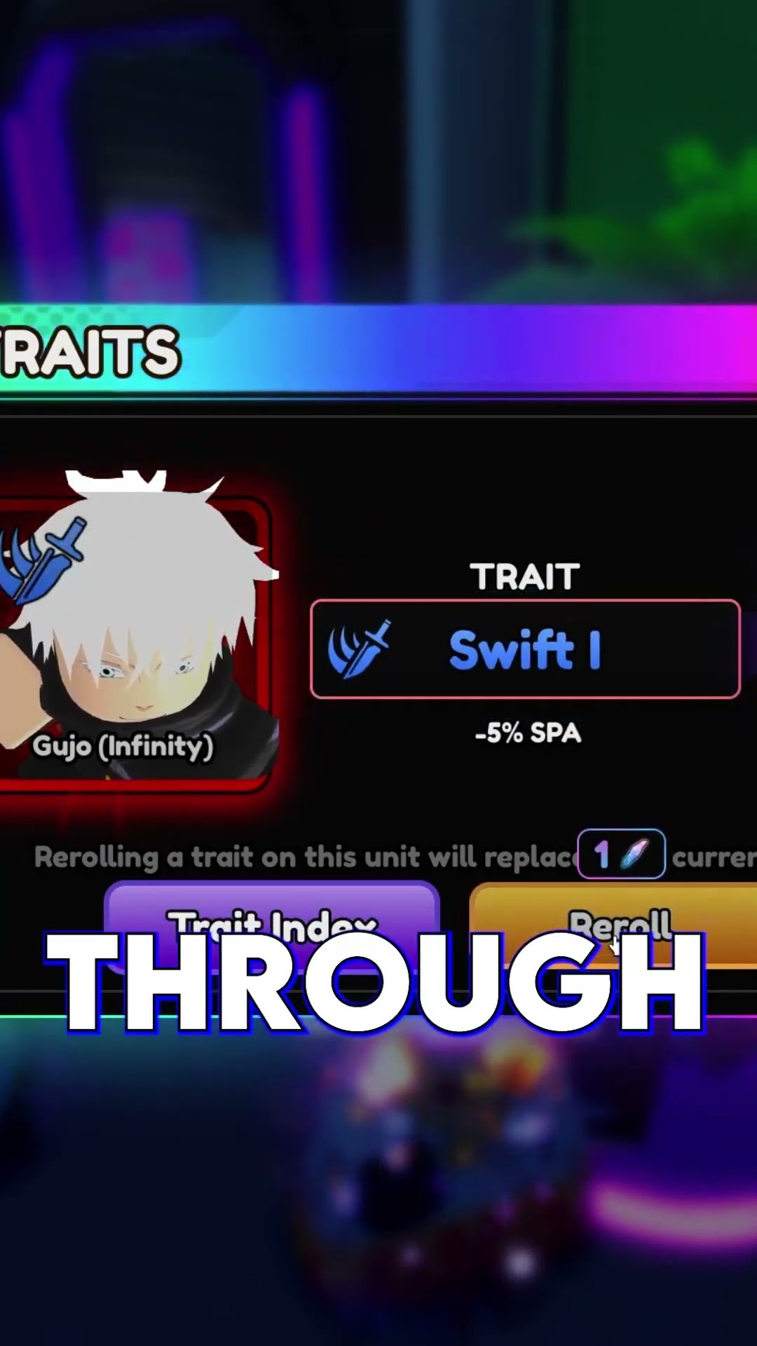 MONARCH GUJO INFINITY BEST LUCK IN ANIME VANGUARDS!!