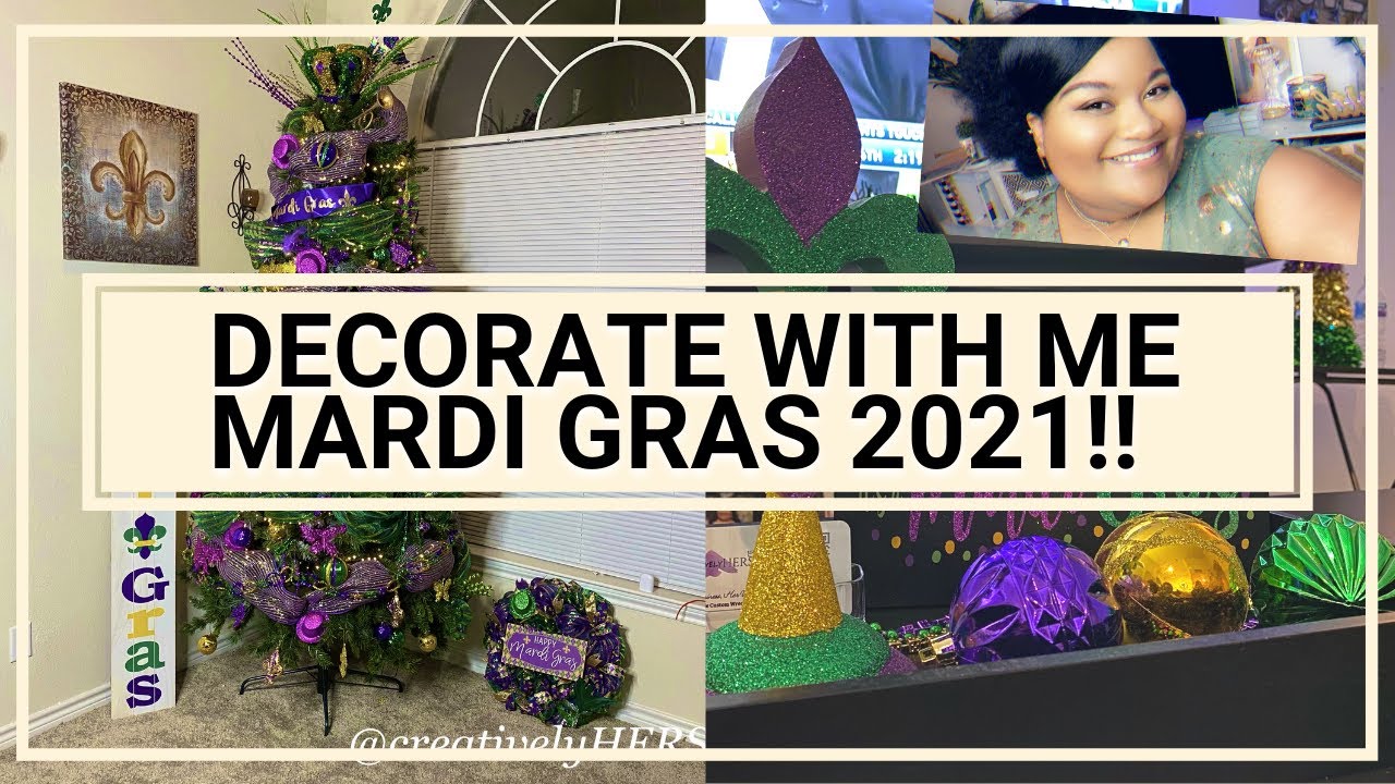 MARDI GRAS TREE DECORATIONS HOW TO DECORATE A Mardi Gras TREE