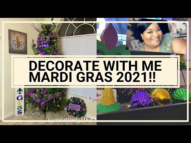 Mstriggahappy - Here is the Mardi Gras tree we decorated