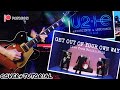 U2 - Get Out Of Your Own Way (Guitar Cover/Tutorial) Live From Berlin Backing Track Line 6 Helix