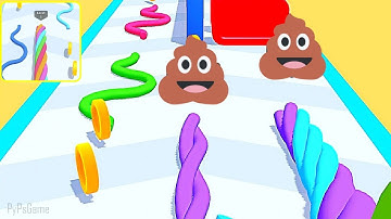 Twisty Runner Run - Gameplay All Levels (Android, iOS) Satisfying Mobile Games [Level 1-8]