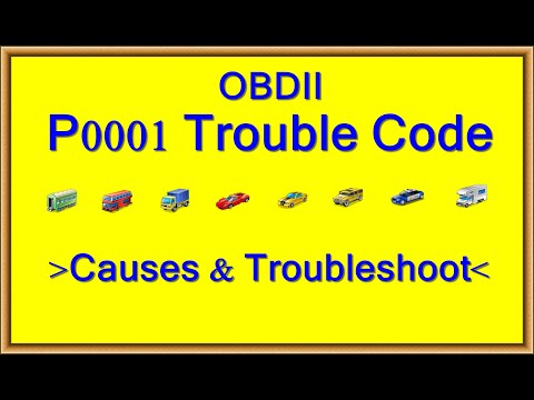 P0001 trouble code on OBD2