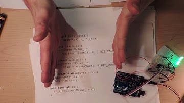 [2/2] Intro to C++ classes with Arduino and 74hc595