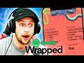Reacting To My 2023 Spotify Wrapped!