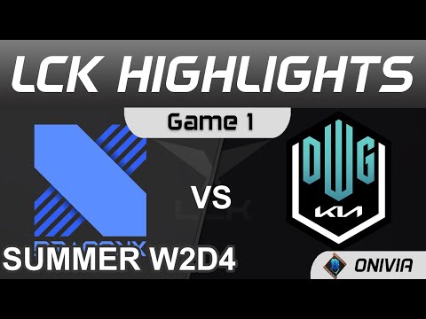 DRX vs DK Highlights Game 1 LCK Summer Season 2021 W2D4 DragonX vs DWG KIA by Onivia