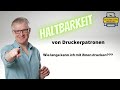 Haltbarkeit von Druckerpatronen Video