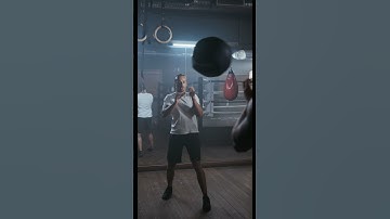 people training boxing 👊 & using a medicine ball 🏈 in an exercise #shorts #healthfitnessworkout