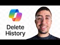 How To Clear Copilot History (Step By Step)