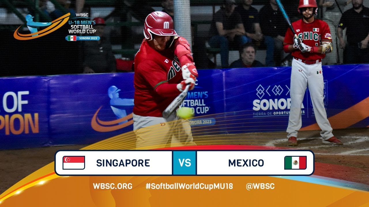 Highlights - Game 25 - Singapore vs Mexico - 2023 U-18 Men's Softball World Cup