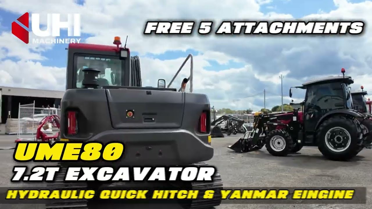 Discover the UHI UME80 Excavator with Mike – Full Walkthrough & Features!