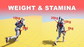 Unreal Engine 5 - Inventory Weight and Stamina Depletion (ALS #141 )