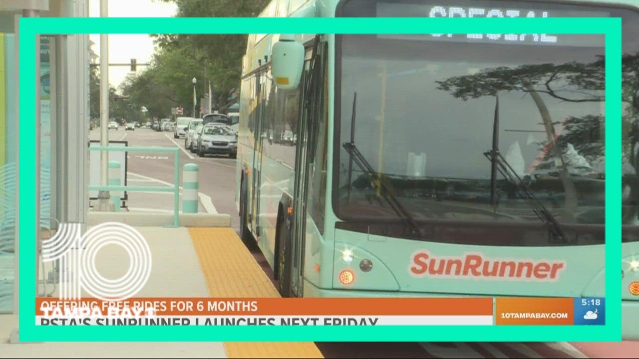 New transit option Sunrunner set to launch in St. Pete; free rides for ...