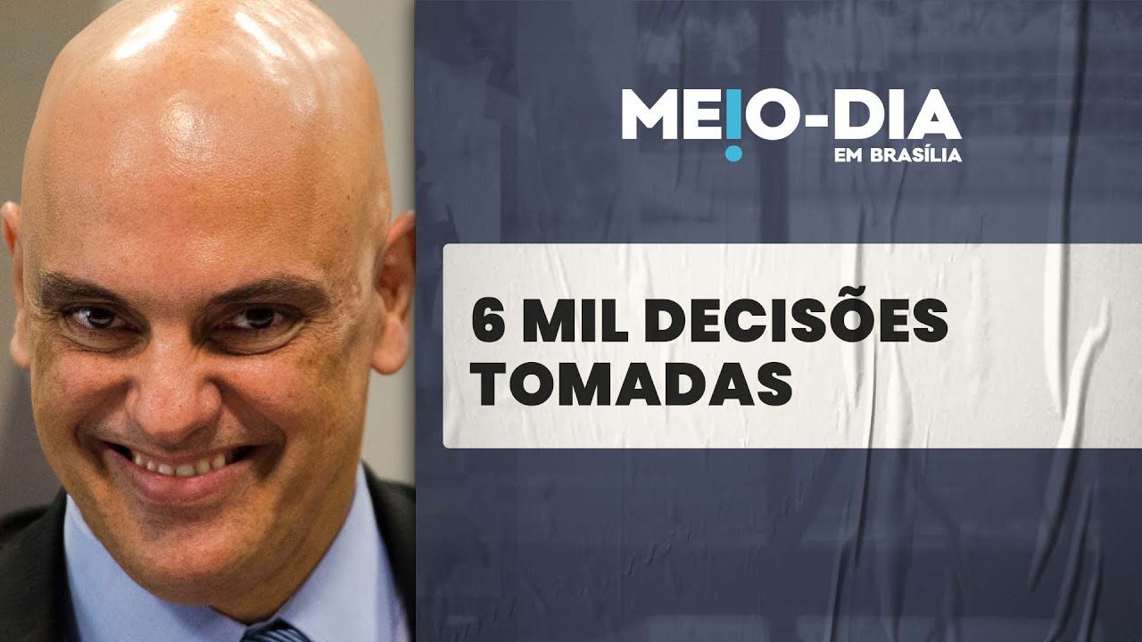Moraes proferiu mais de 6 mil decisões sobre 8 de janeiro