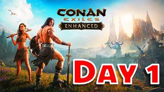 I Can't Believe How Good Conan Exiles Enhanced Looks Now! Day 1 Gameplay screenshot 1