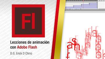 Adobe Flash - Ejercicio de animación de texto por línea guía