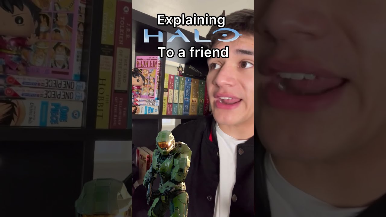 Explaining Halo To A Friend Senpapi Gaming Videogames Masterchief