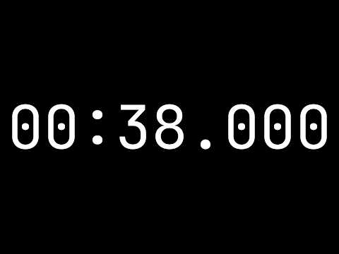 Countdown timer 38 seconds [00:38.000] - Exact length