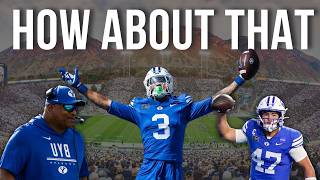 BYU's EPIC Win Over Notre Dame Just SILENCED the Big 12 Haters
