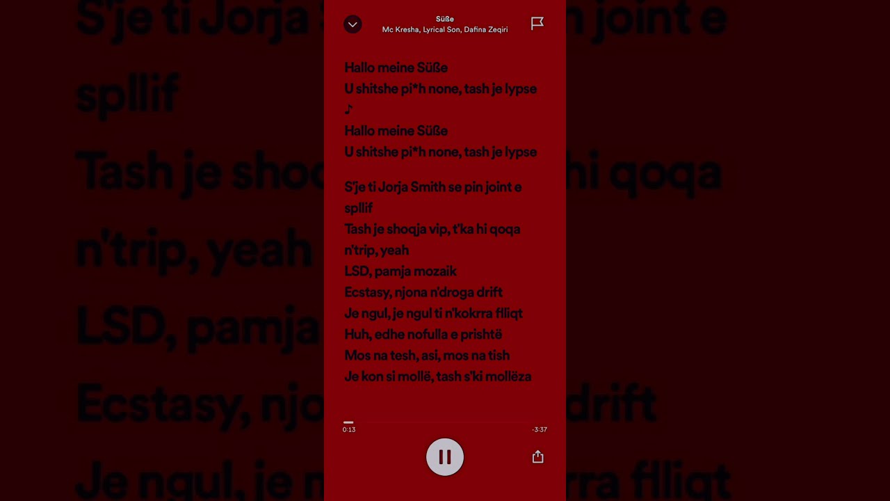 Süße - Dafina Zeqiri & Lyrical Son & Mc Kresha (speed up)