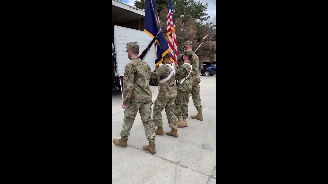 USU Army ROTC Colors Reverse Practice