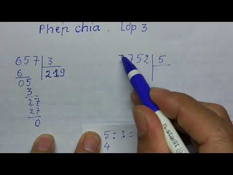 Phép chia lớp 3. Áp dụng cho học sinh chậm hiểu về phép chia