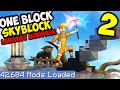 Part 2- One Block Skyblock but I download every single mod