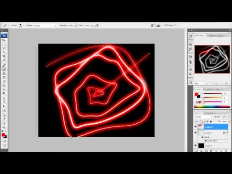 [HD Remake] How to Create Glowing Lines in Photoshop CS CS CS