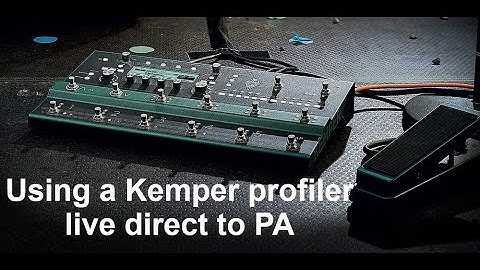 Using a Kemper profiler direct to PA - how I EQ profiles