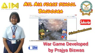 War Game developed by Prajya Using Scratch app #tinkerfromhome #airforceschoolbagdogra screenshot 1