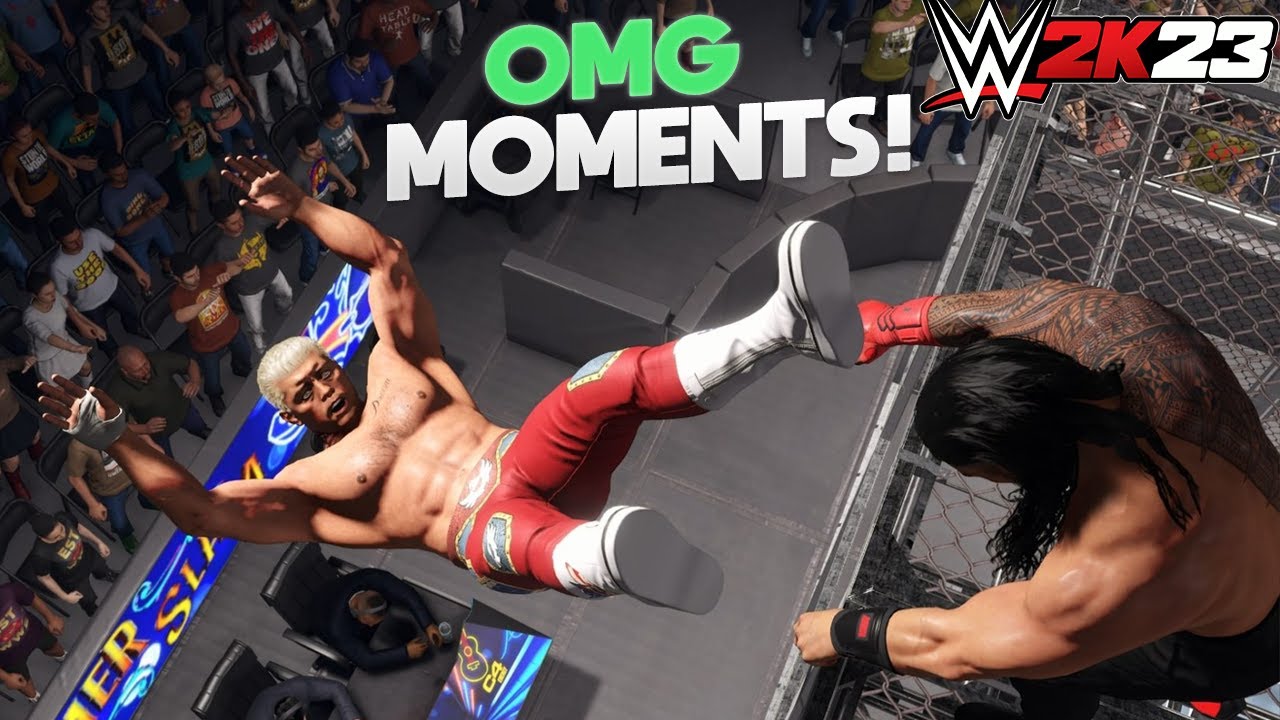Top 5 Extreme OMG Moments In WWE 2k23!
