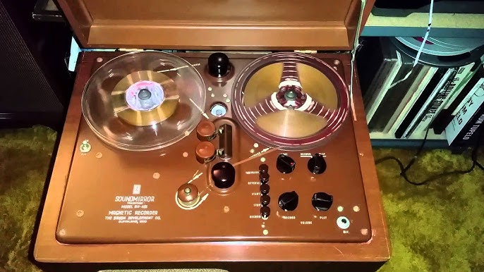 Brush Soundmirror reel to reel tape recorder Video clip #2 